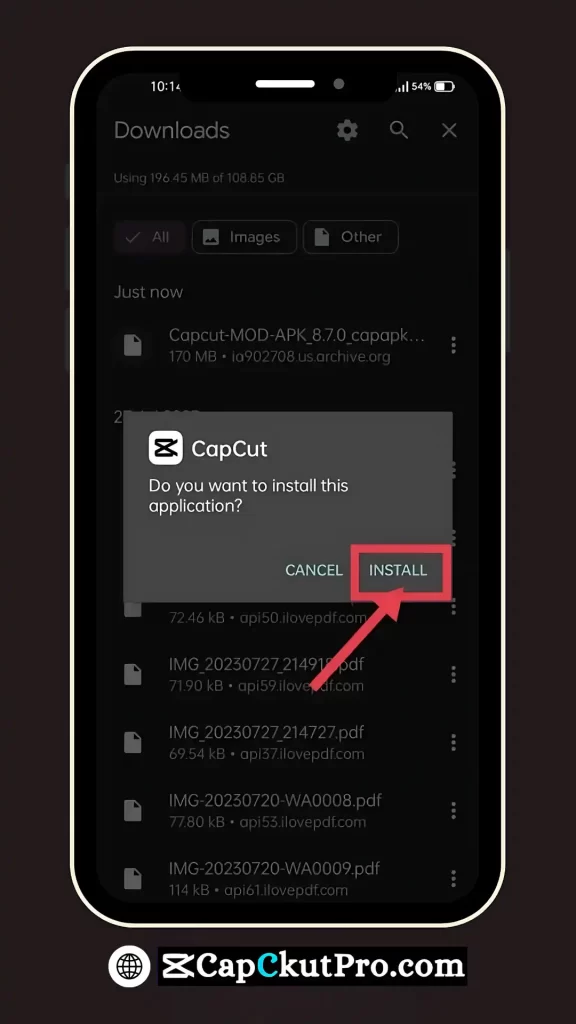 How to Download CapCut MOD APK 3